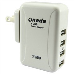 Oneda 4口USB充電器 全能高效，同時為多設備續航